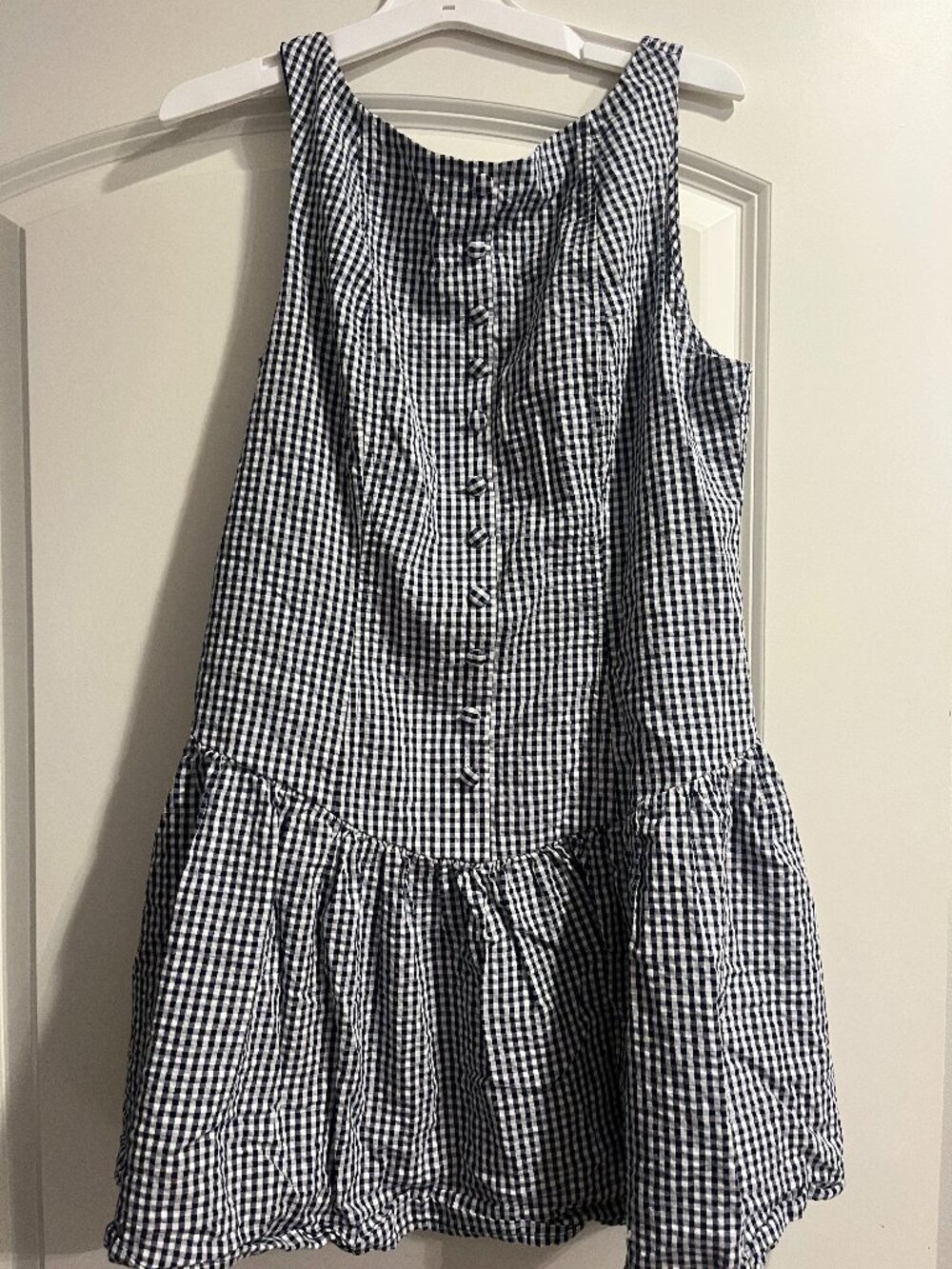 Target boat neck checkered dress